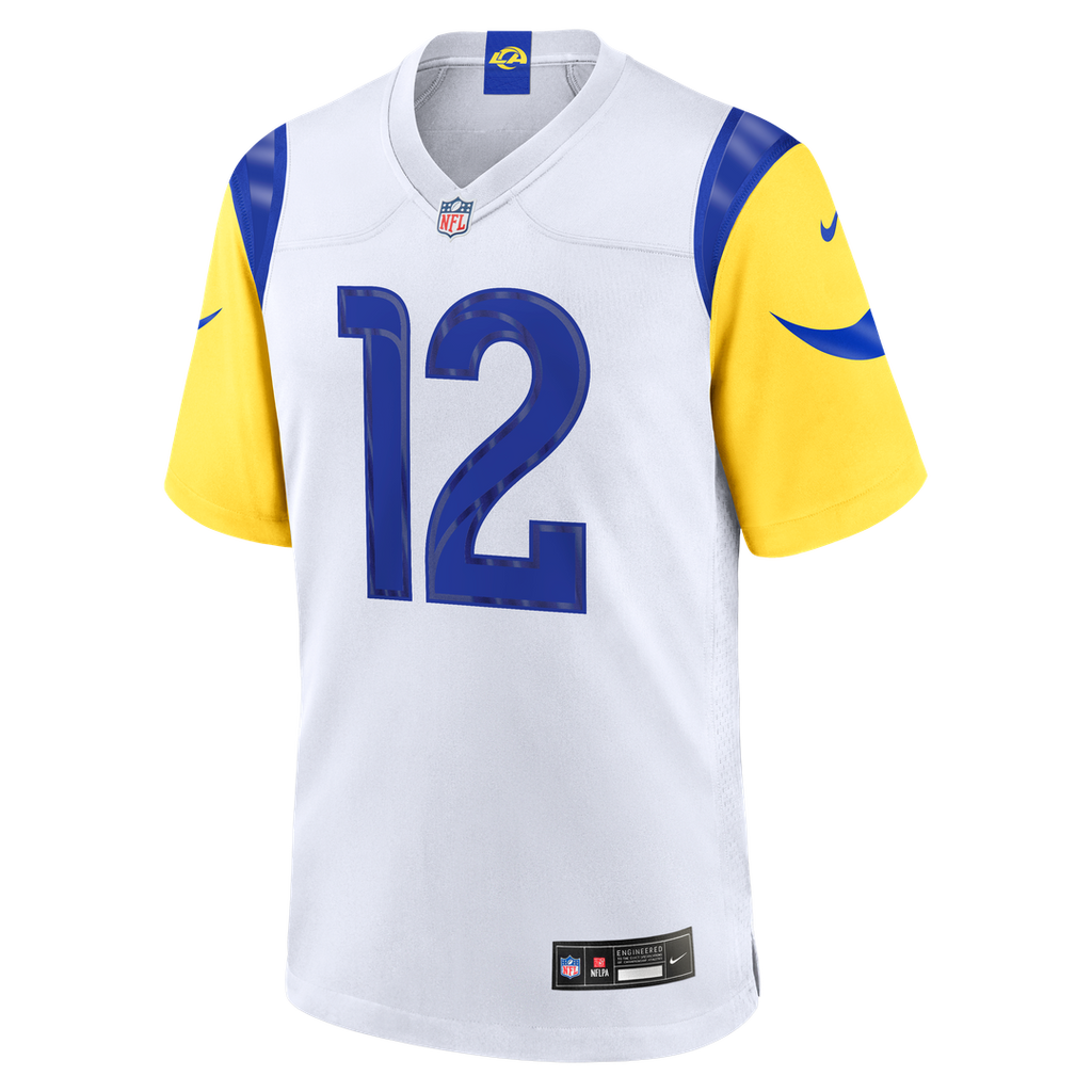 Puka Nacua Los Angeles Rams White Jersey - White