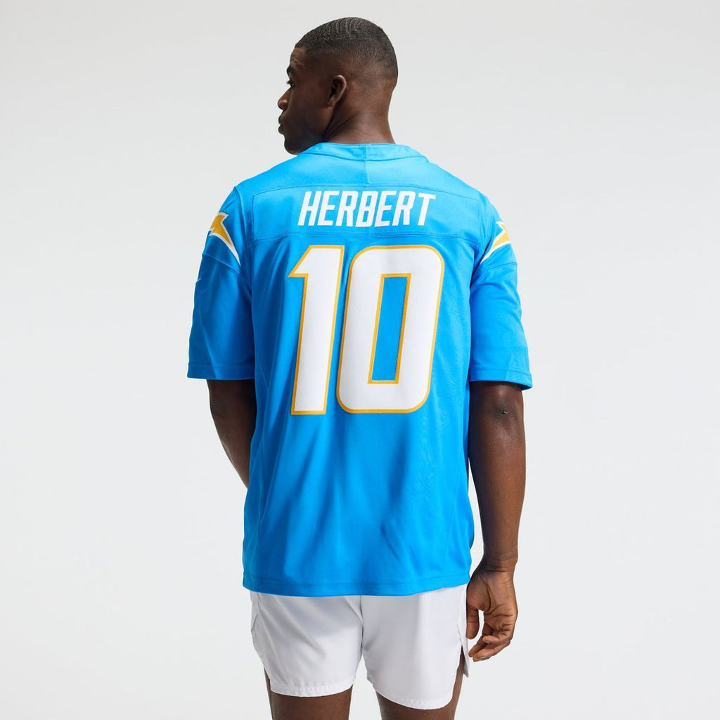 Justin Herbert Los Angeles Chargers Alternate Super Chargers Stitched Jersey - Navy