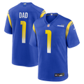 Number 1 Dad Los Angeles Rams Jersey - Royal