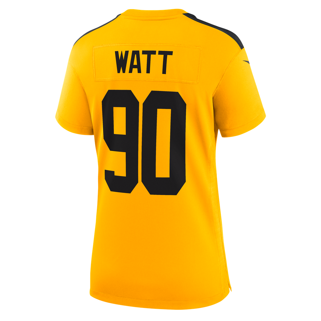 T.J. Watt Pittsburgh Steelers Women's Alternate 1933 Throwback Jersey - Gold
