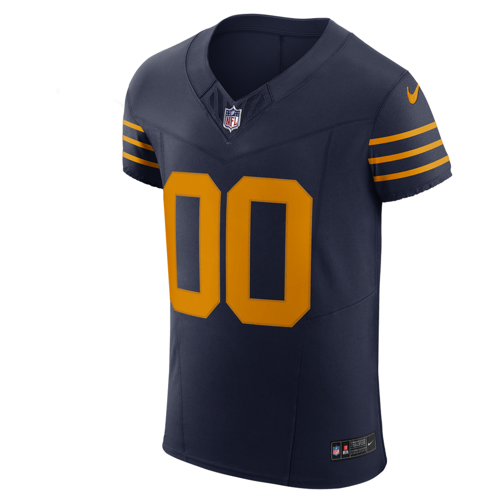 Green Bay Packers Alternate Elite Custom Jersey - Navy