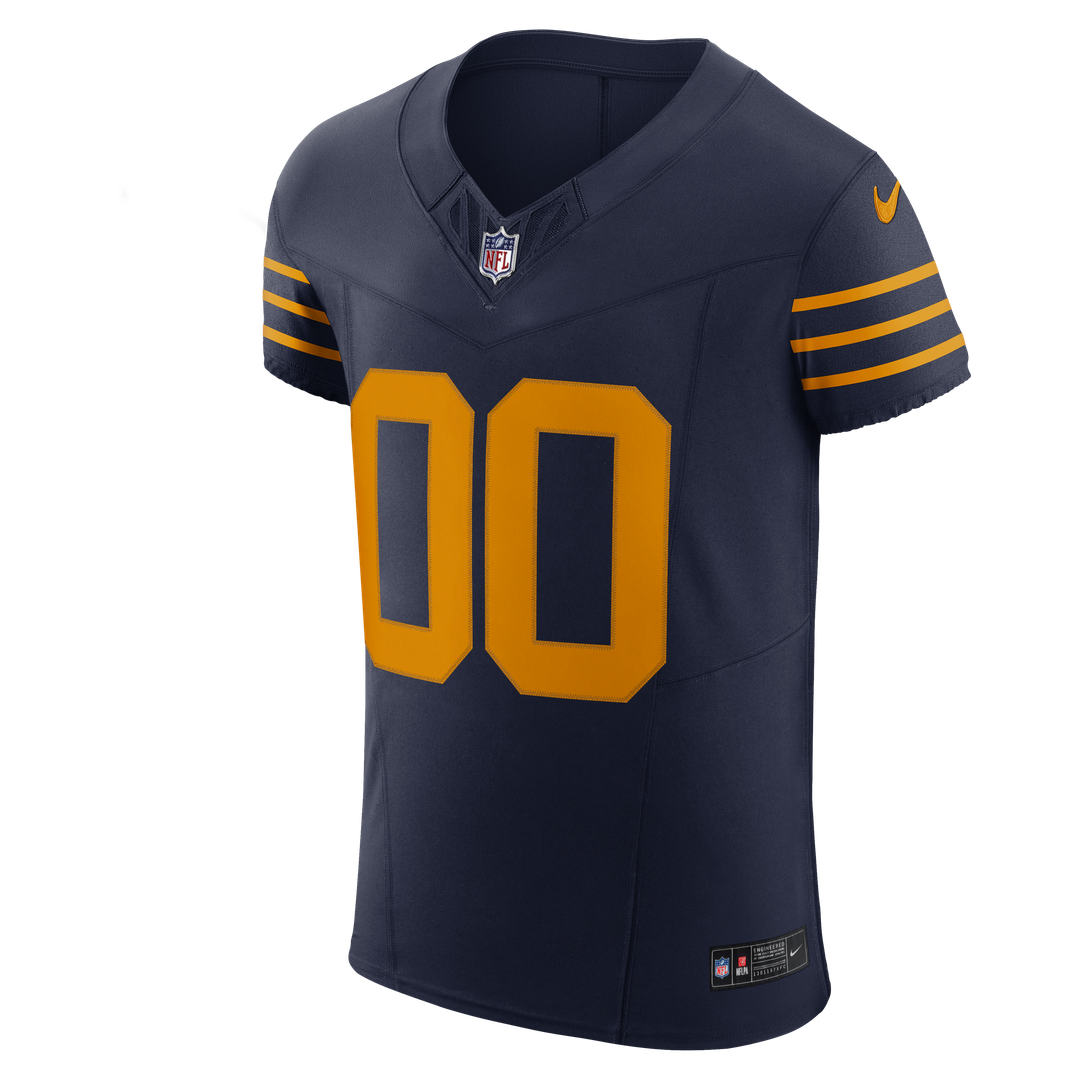 Green Bay Packers Alternate Elite Custom Jersey - Navy