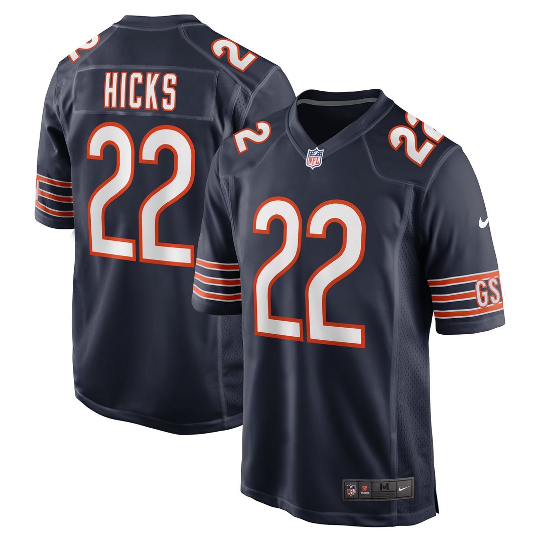 Elijah Hicks Chicago Bears Team Jersey - Navy