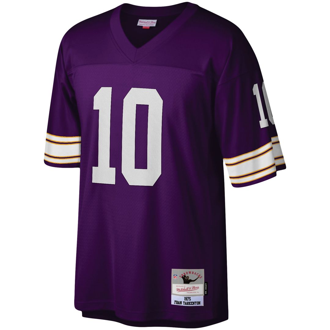 Fran Tarkenton Minnesota Vikings Legacy Jersey - Purple