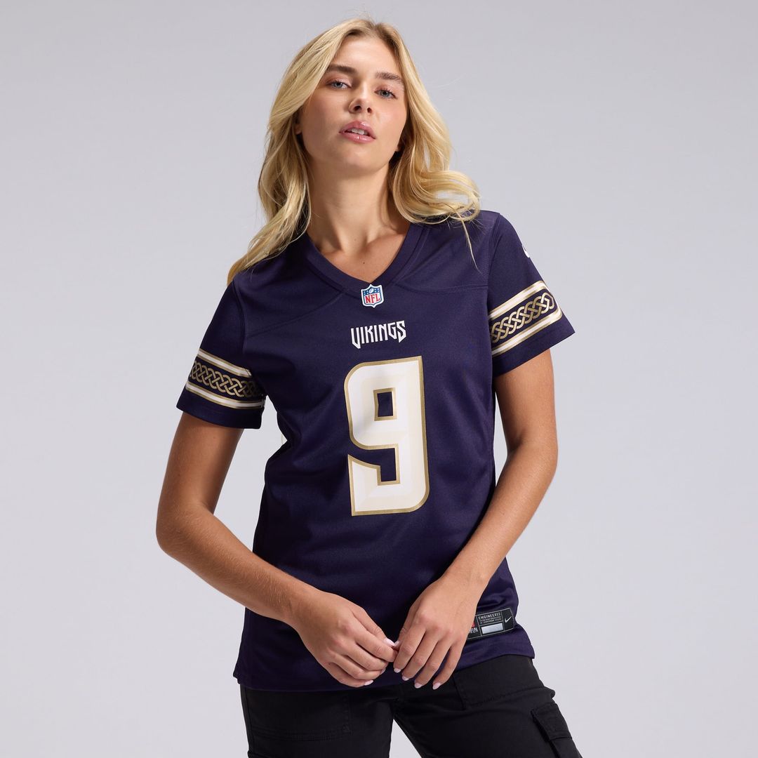 J.J McCarthy Minnesota Vikings Women's 2026 Rivalries Collection Jersey - Purple