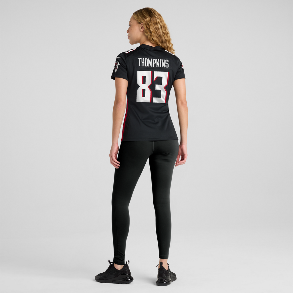 Deven Thompkins Atlanta Falcons Women's Team Jersey - Black