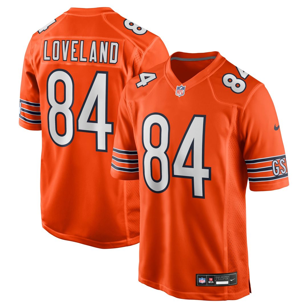 Colston Loveland Chicago Bears Alternate Jersey - Orange