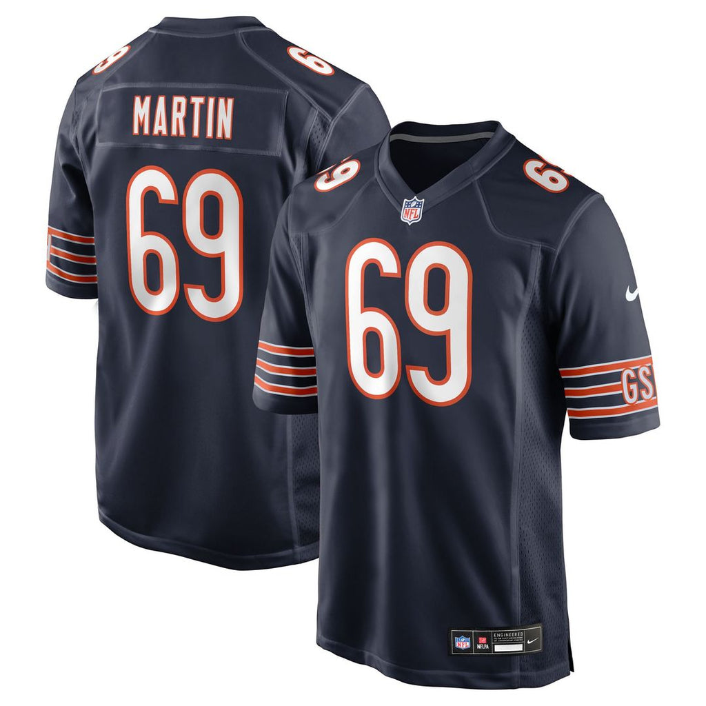 Jeremiah Martin Chicago Bears Team Jersey - Navy