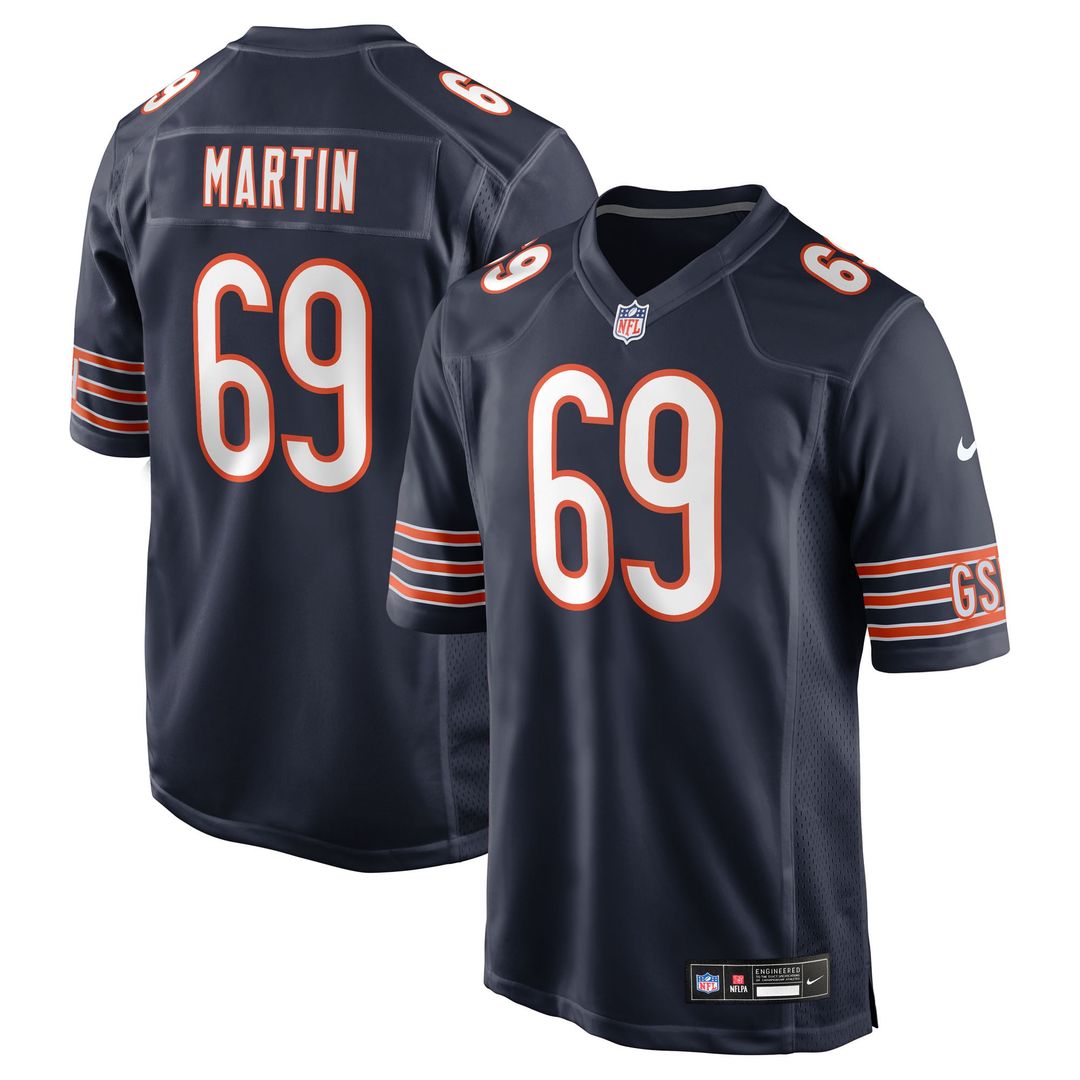 Jeremiah Martin Chicago Bears Team Jersey - Navy
