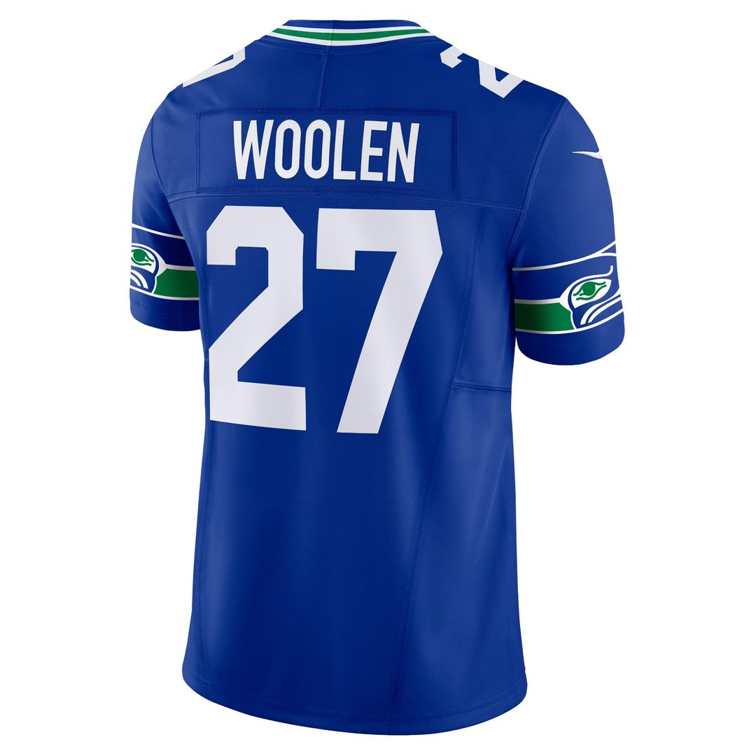 Tariq Woolen Seattle Seahawks Alternate Jersey - Royal