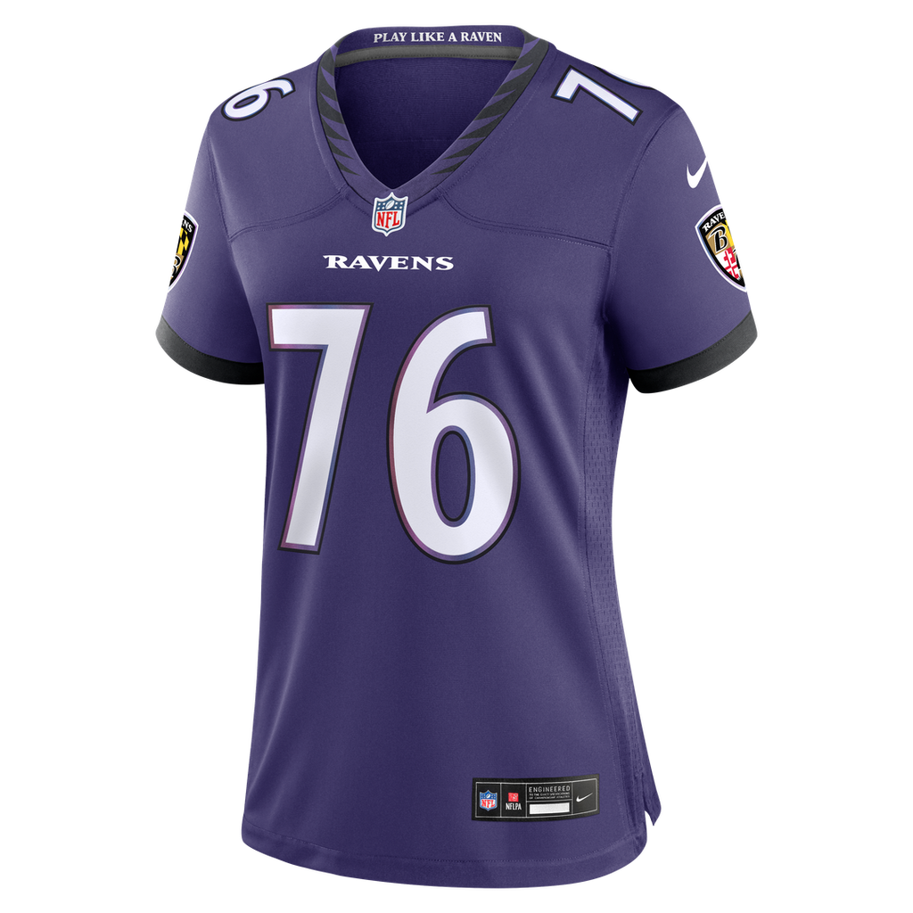 Carson Vinson Baltimore Ravens Women's Team Jersey - Purple