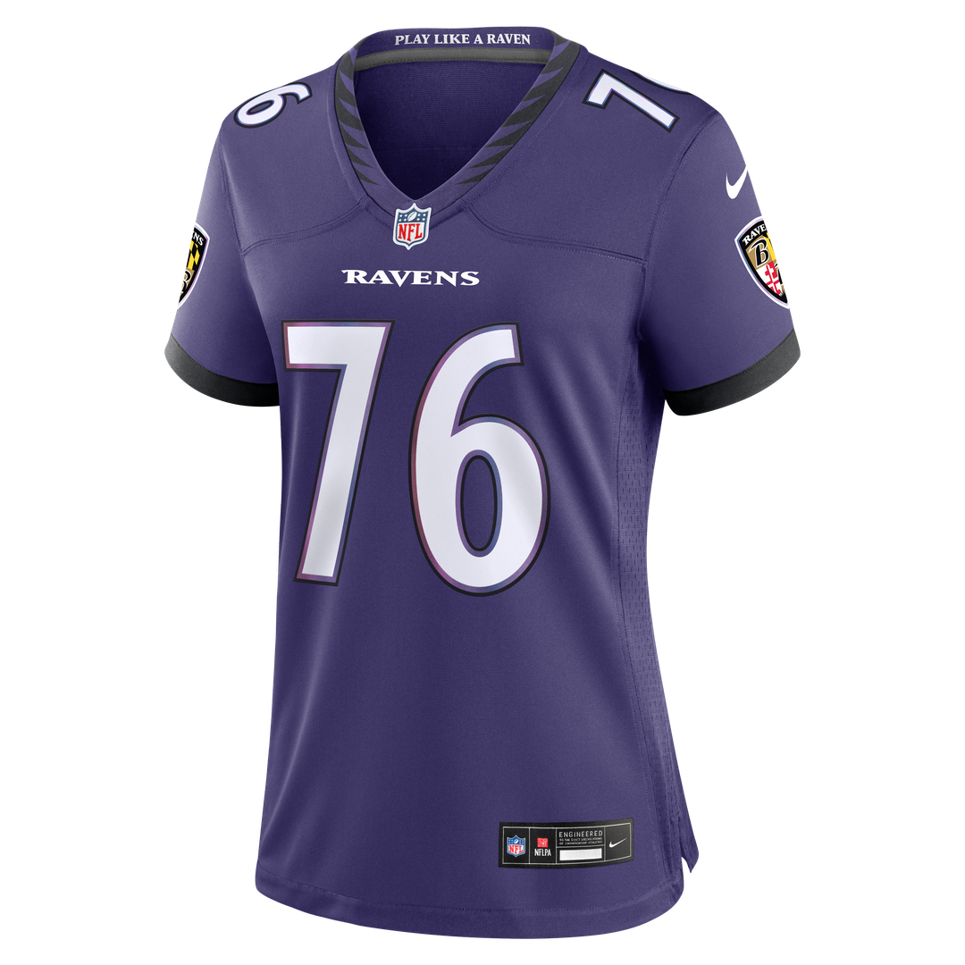 Carson Vinson Baltimore Ravens Women's Team Jersey - Purple