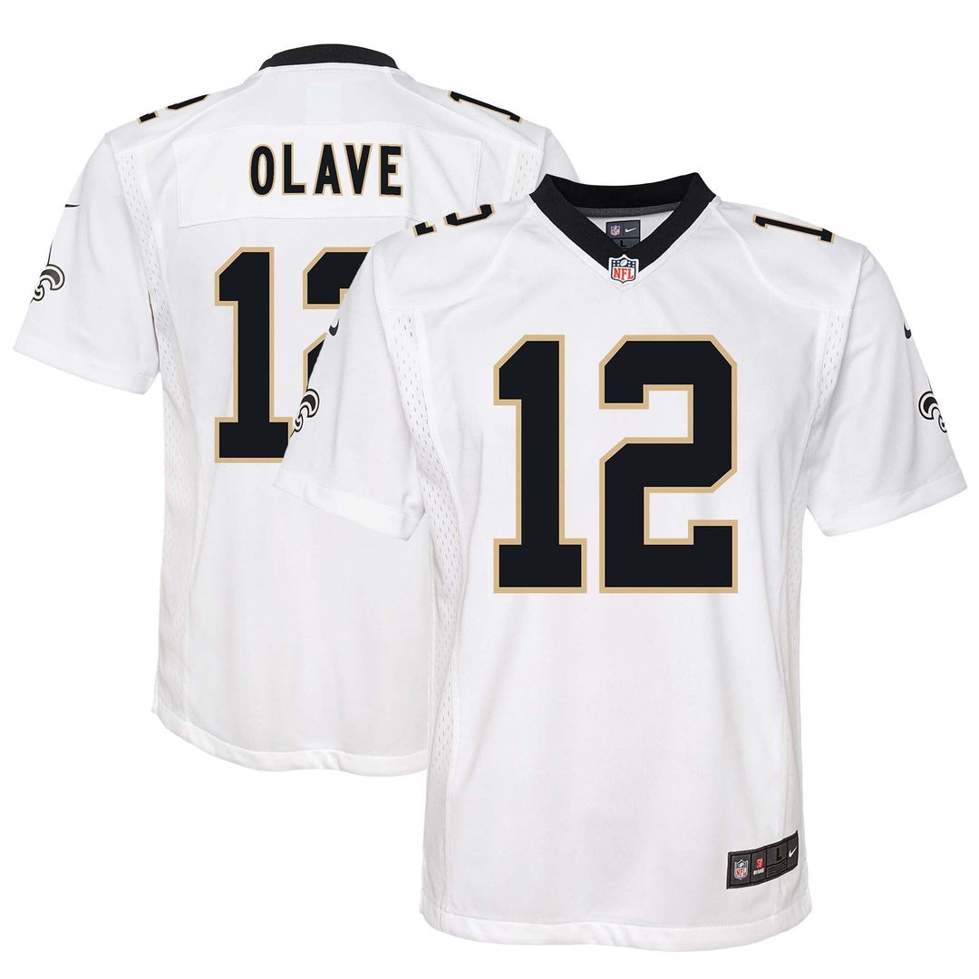Chris Olave New Orleans Saints Youth Jersey - White