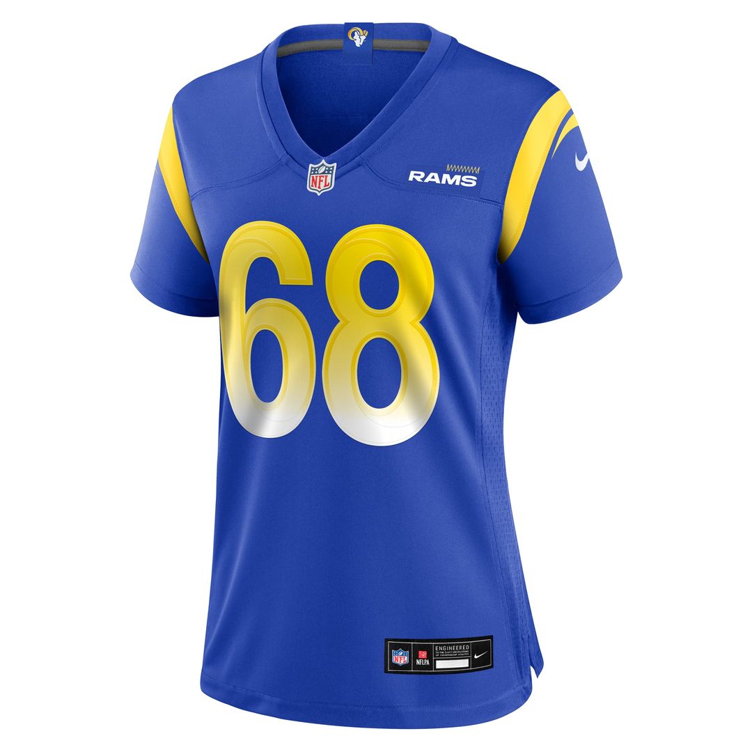 David Quessenberry Los Angeles Rams Women's Team Jersey - Royal