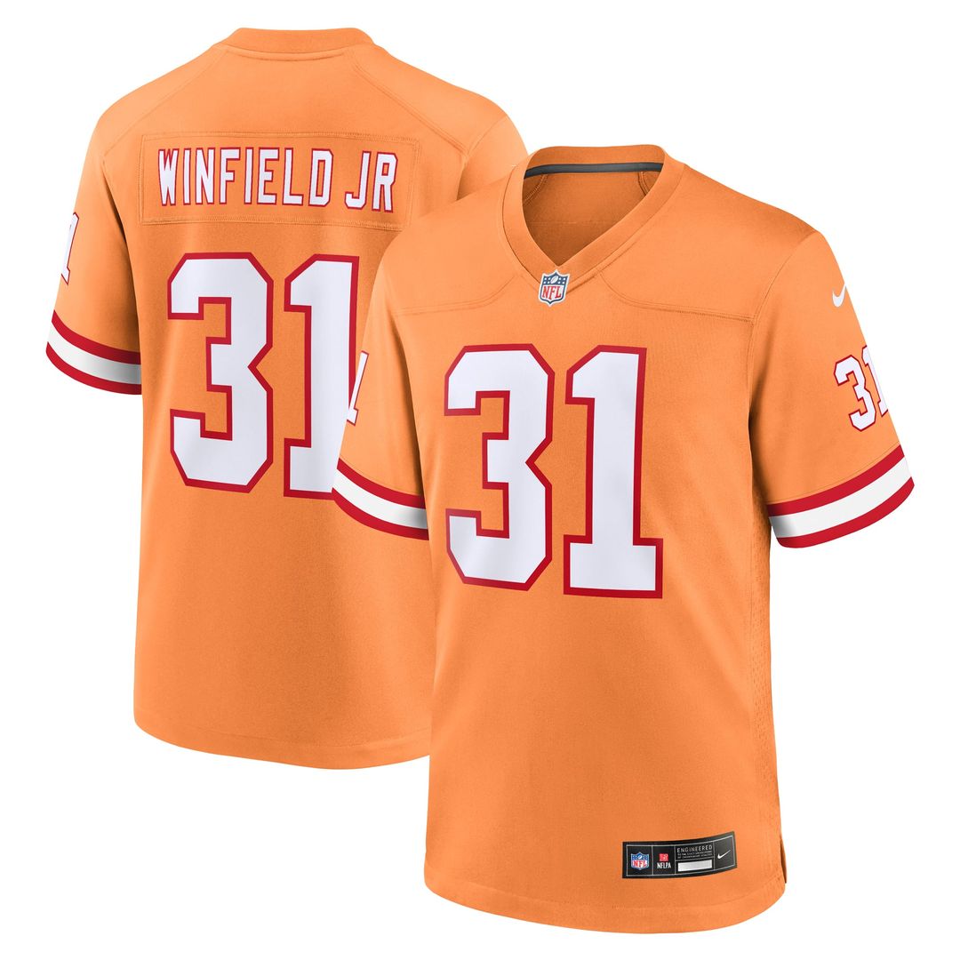 Antoine Winfield Jr. Tampa Bay Buccaneers Throwback Jersey - Orange