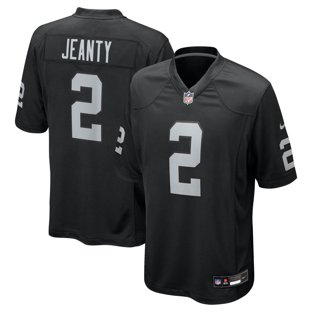 Ashton Jeanty Las Vegas Raiders Team Jersey - Black
