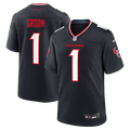 Number 1 Groom Houston Texans Jersey - Navy