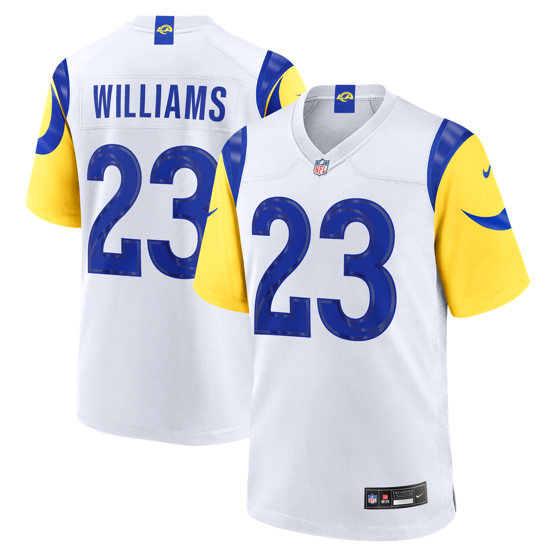 Kyren Williams Los Angeles Rams White Jersey - White