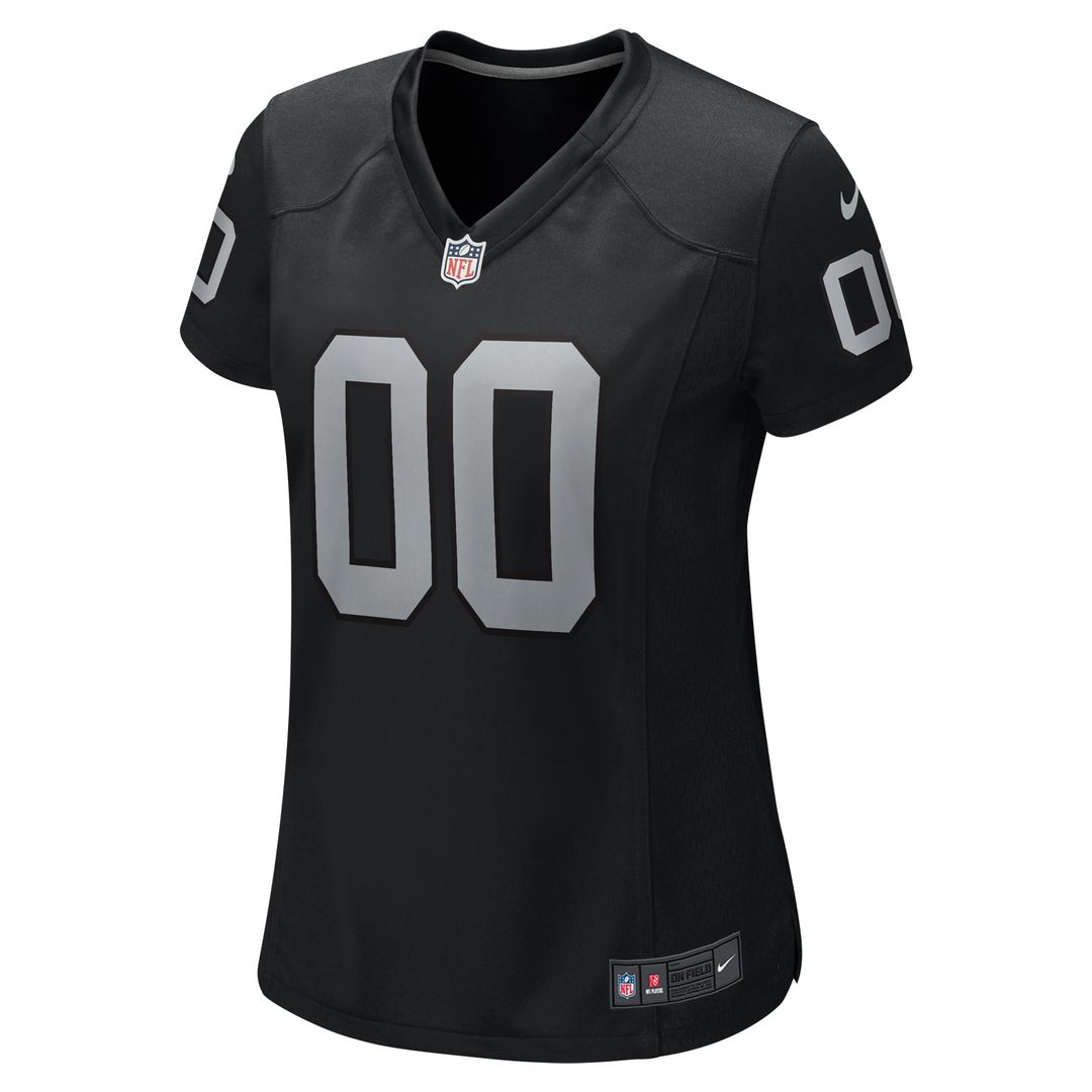 Las Vegas Raiders Women's Custom Jersey - Black