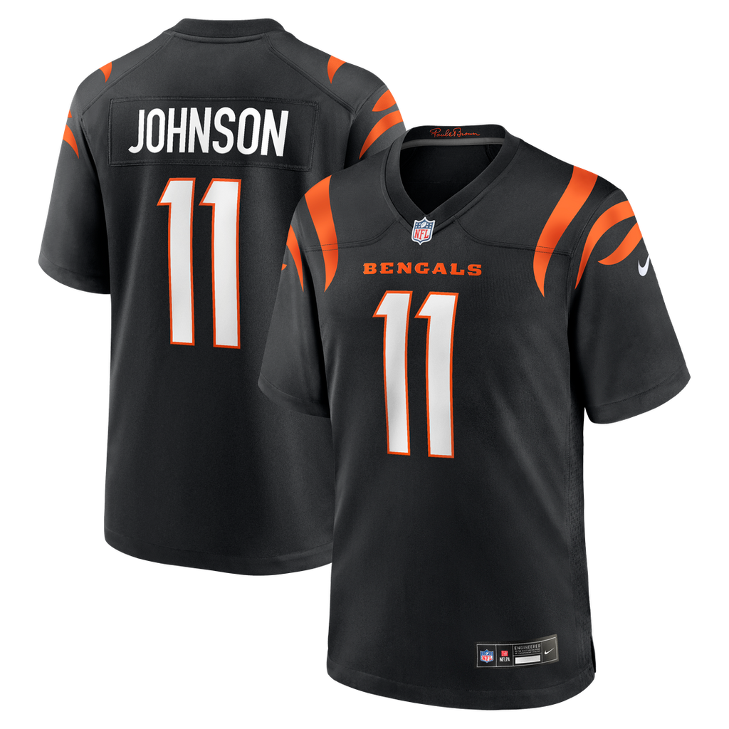 Josh Johnson Cincinnati Bengals Team Jersey - Black