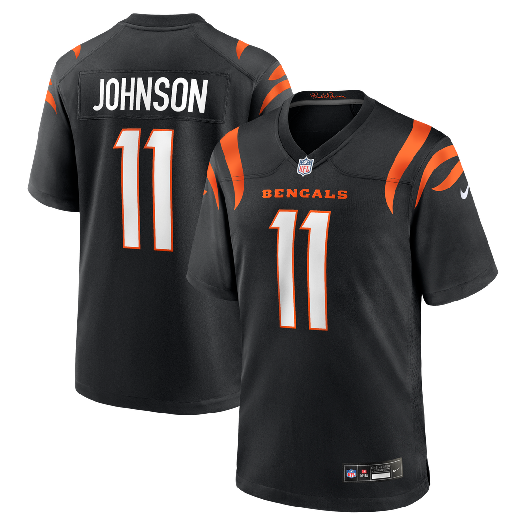 Josh Johnson Cincinnati Bengals Team Jersey - Black