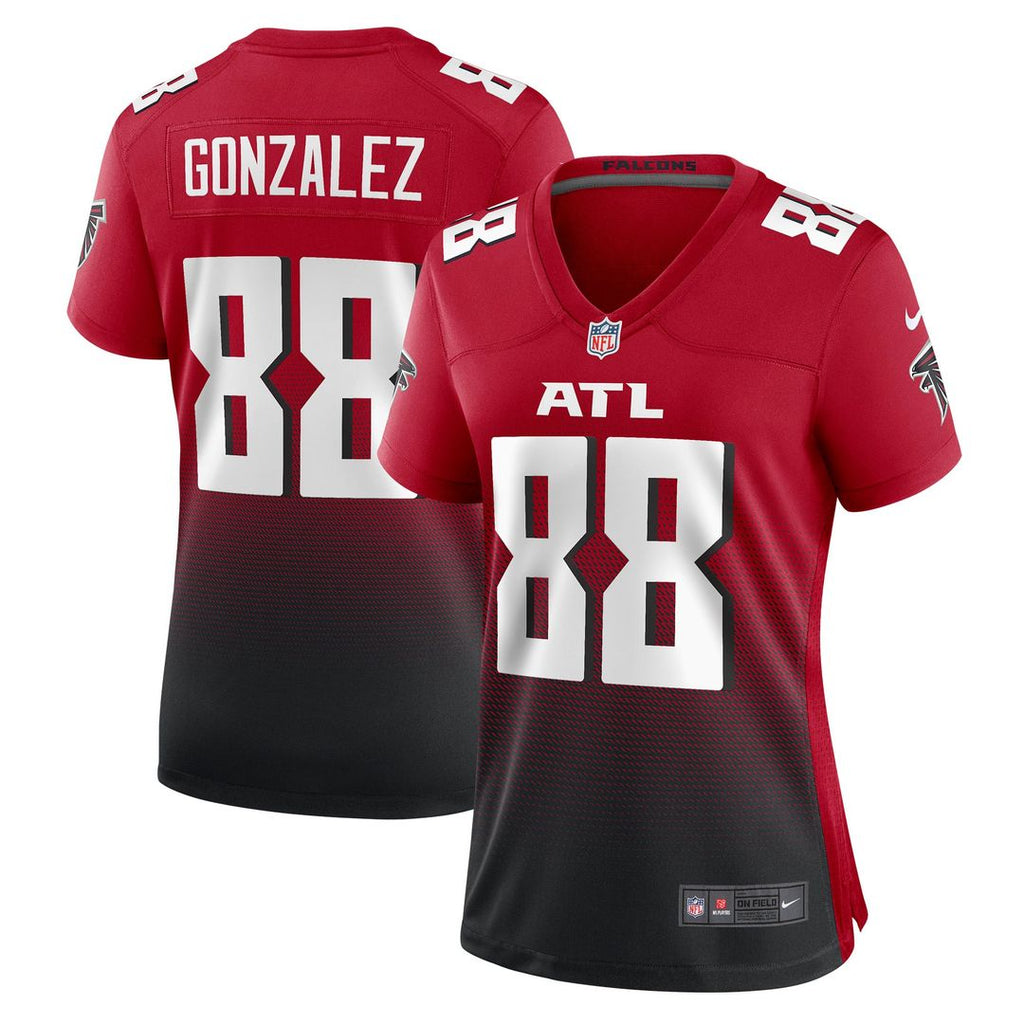 Tony Gonzalez Atlanta Falcons Women's Retired Jersey - Red