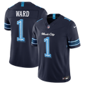Cameron Ward Tennessee Titans 2026 Rivalries Collection Stitched Jersey - Navy