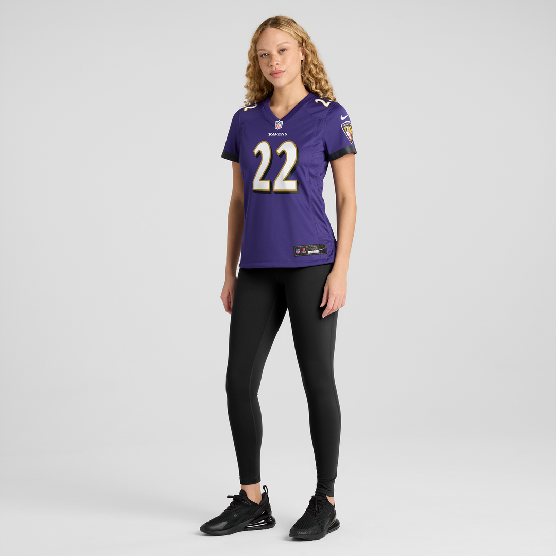 Derrick Henry Baltimore Ravens Women's Jersey - Purple