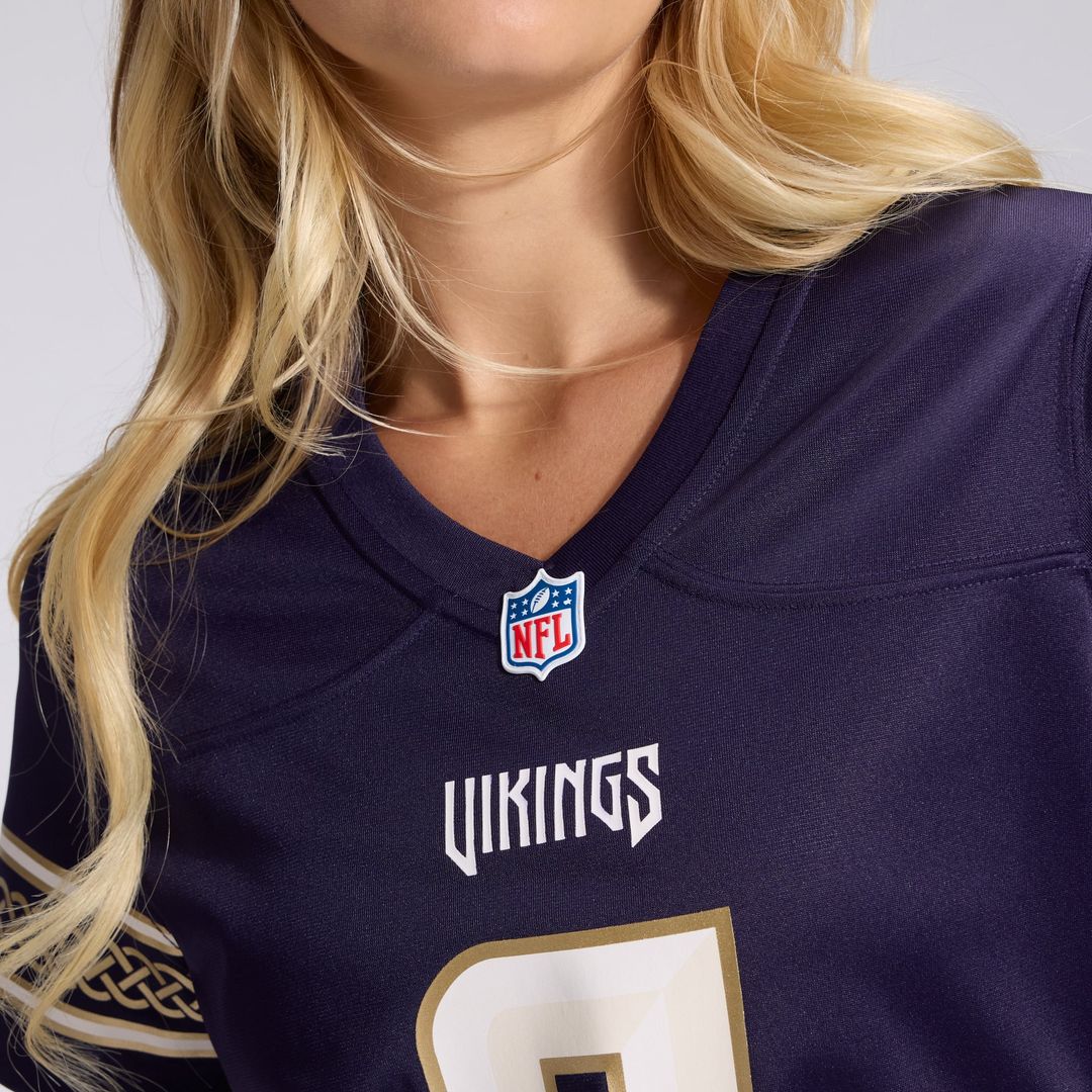 J.J McCarthy Minnesota Vikings Women's 2026 Rivalries Collection Jersey - Purple