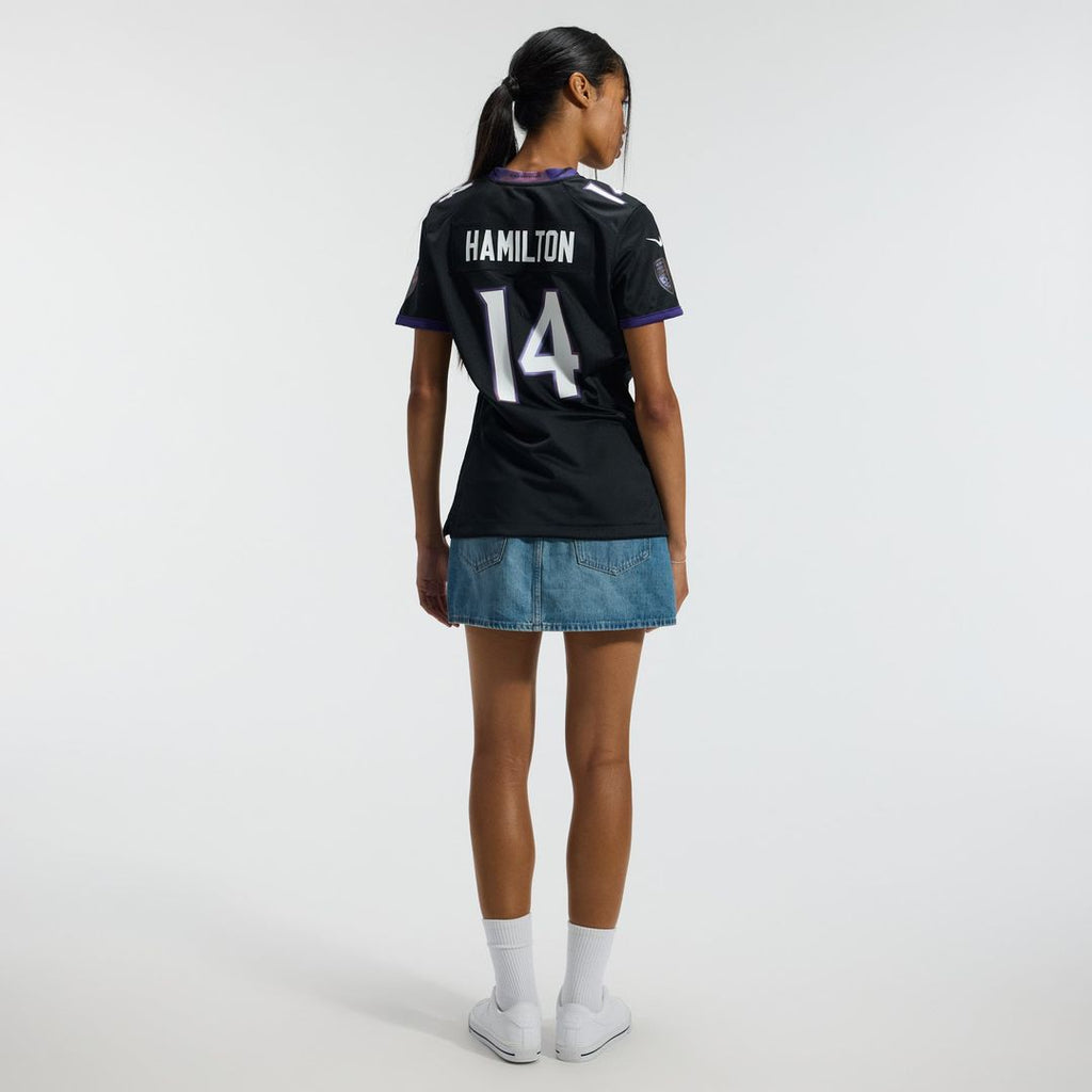 Kyle Hamilton Baltimore Ravens Women's Team Jersey - Purple