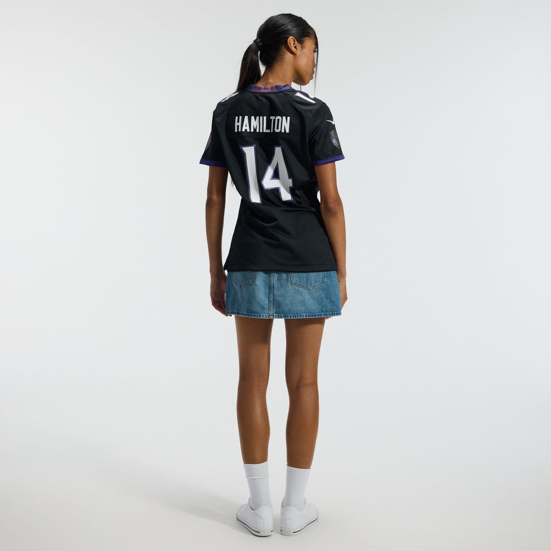 Kyle Hamilton Baltimore Ravens Women's Team Jersey - Purple