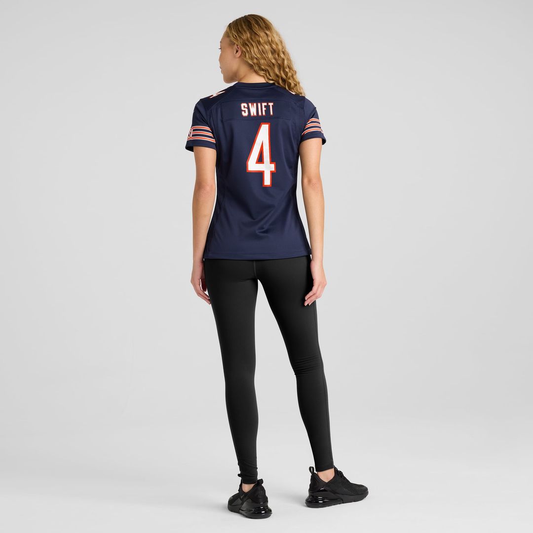 D'Andre Swift Chicago Bears Women's Jersey - Navy