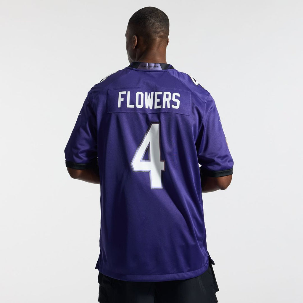 Zay Flowers Baltimore Ravens Team Jersey - Purple