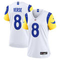 Jared Verse Los Angeles Rams Women's Jersey - White