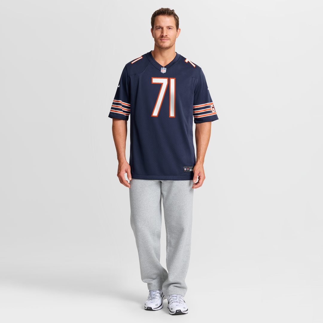 Jedrick Wills Jr. Chicago Bears Team Jersey - Navy