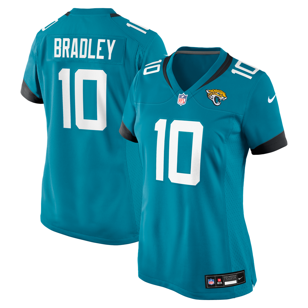 Carter Bradley Jacksonville Jaguars Women's Team Jersey - Teal