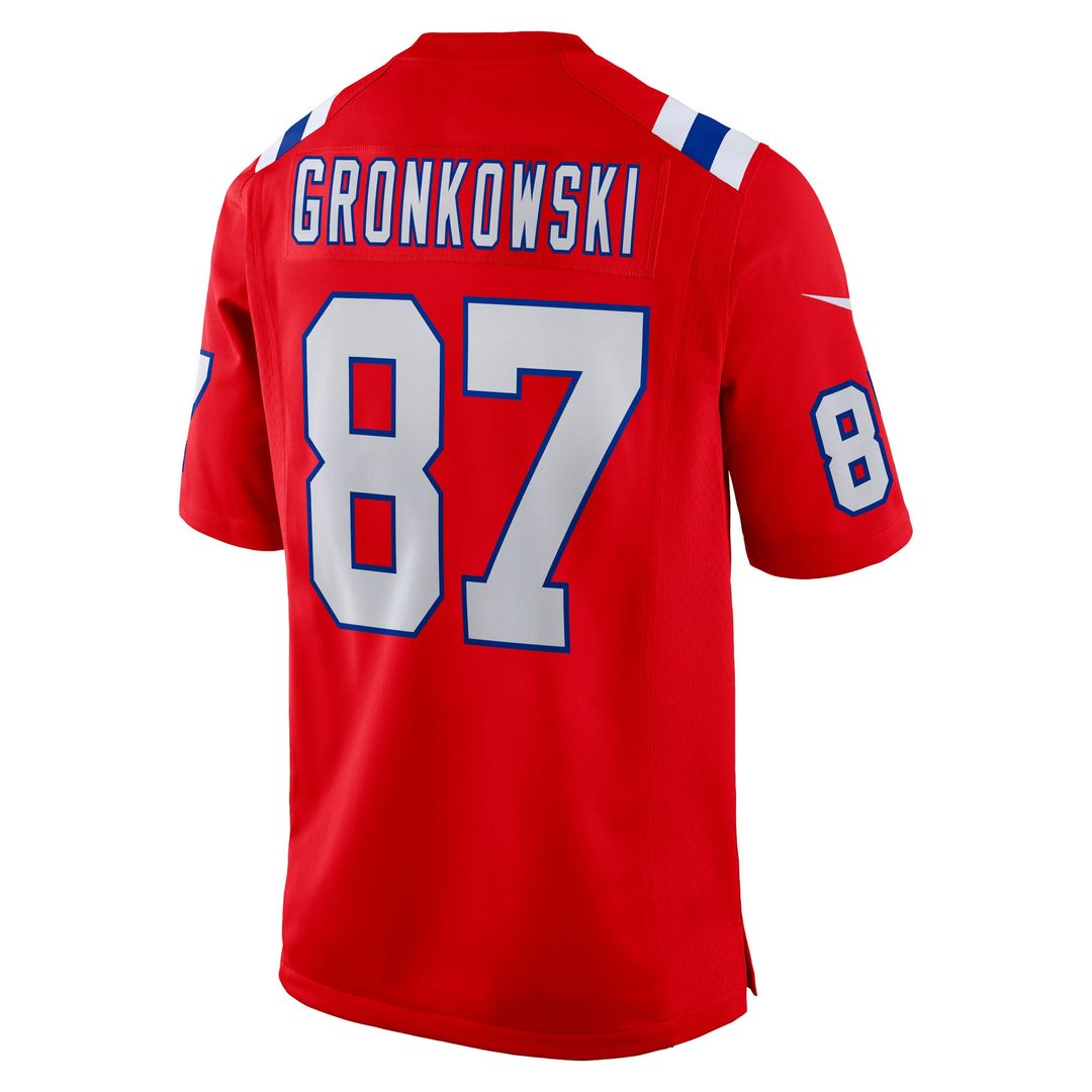 Rob Gronkowski New England Patriots Team Retired Player Jersey - Navy