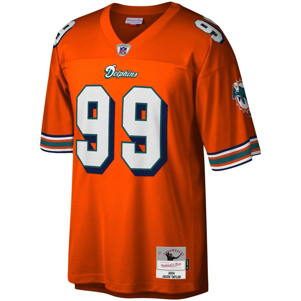 Jason Taylor Miami Dolphins Big & Tall 2004 Retired Player Jersey - Orange