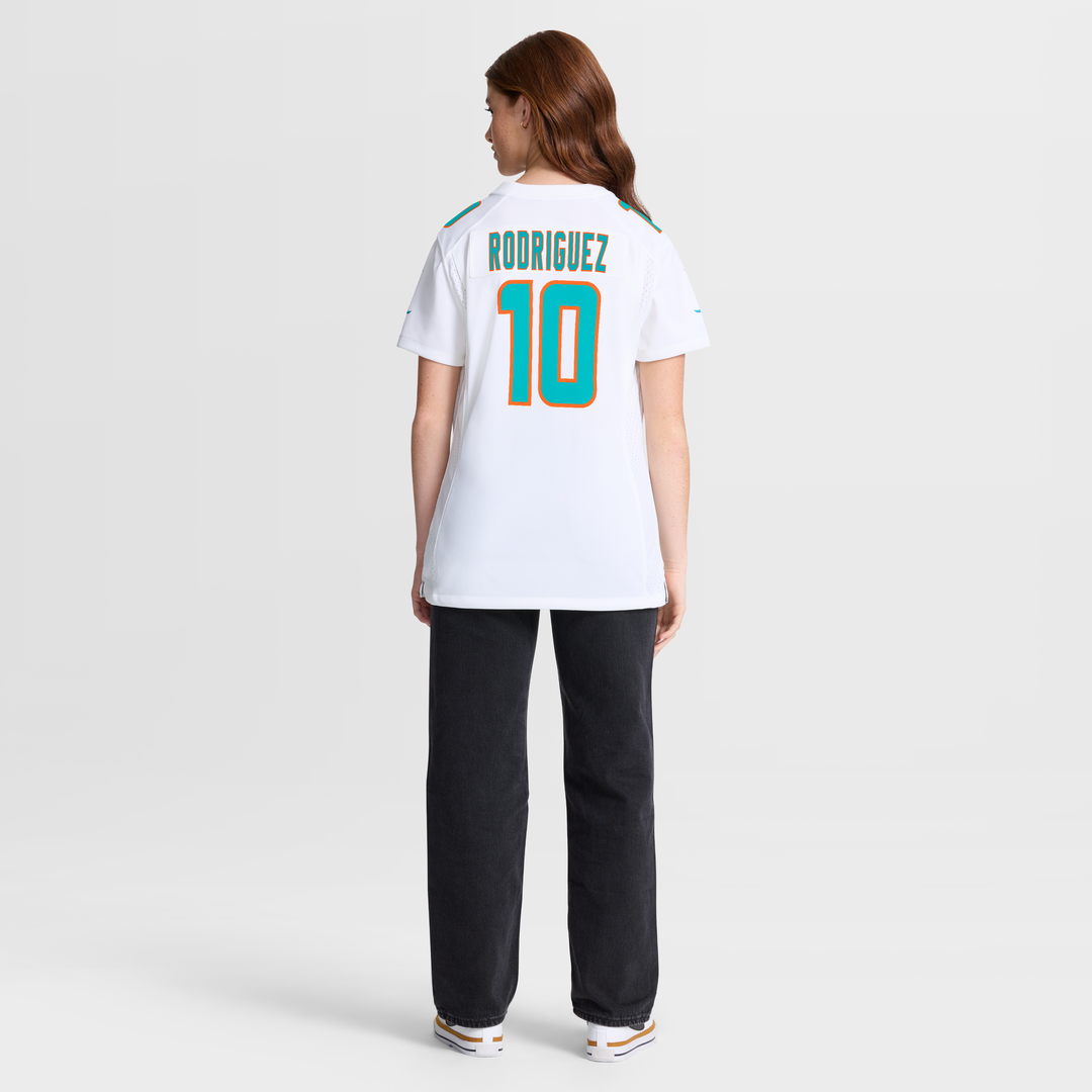 Jacob Rodriguez Miami Dolphins Women's Jersey - White