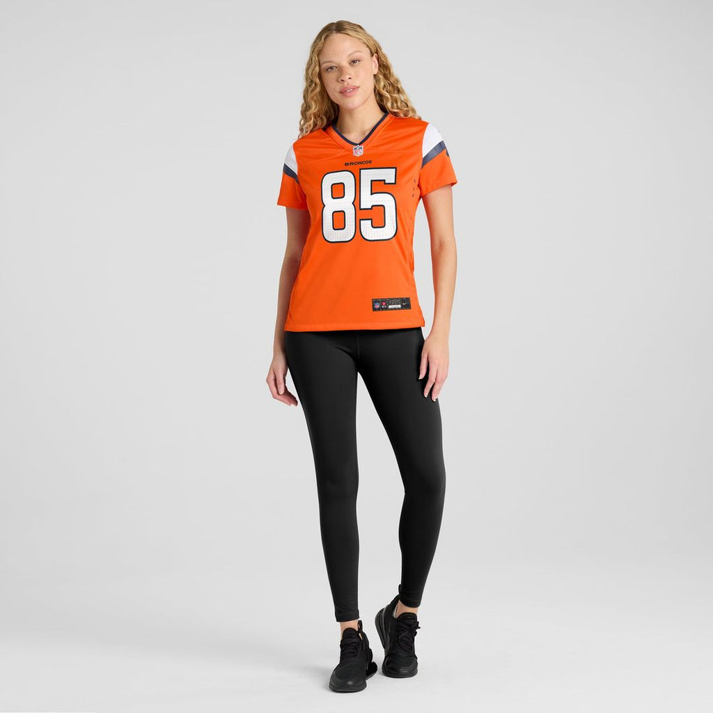 Lucas Krull Denver Broncos Women's Team Jersey - Orange