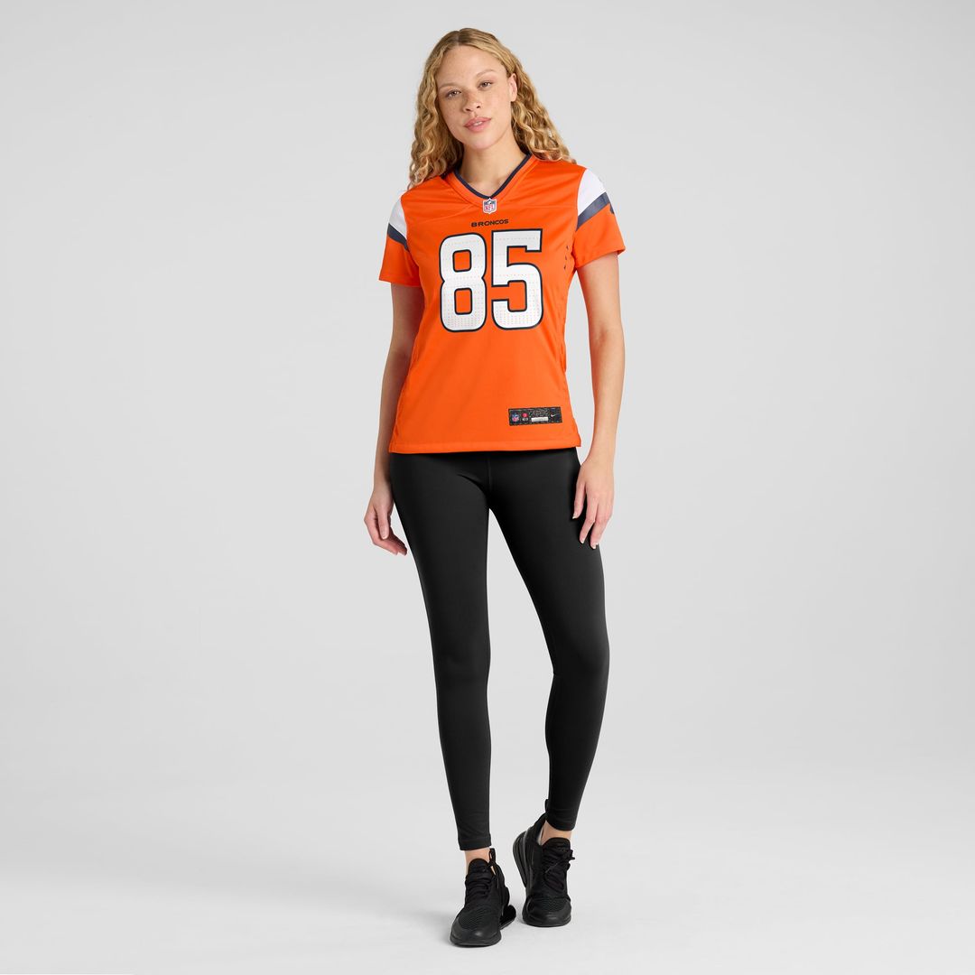 Lucas Krull Denver Broncos Women's Team Jersey - Orange