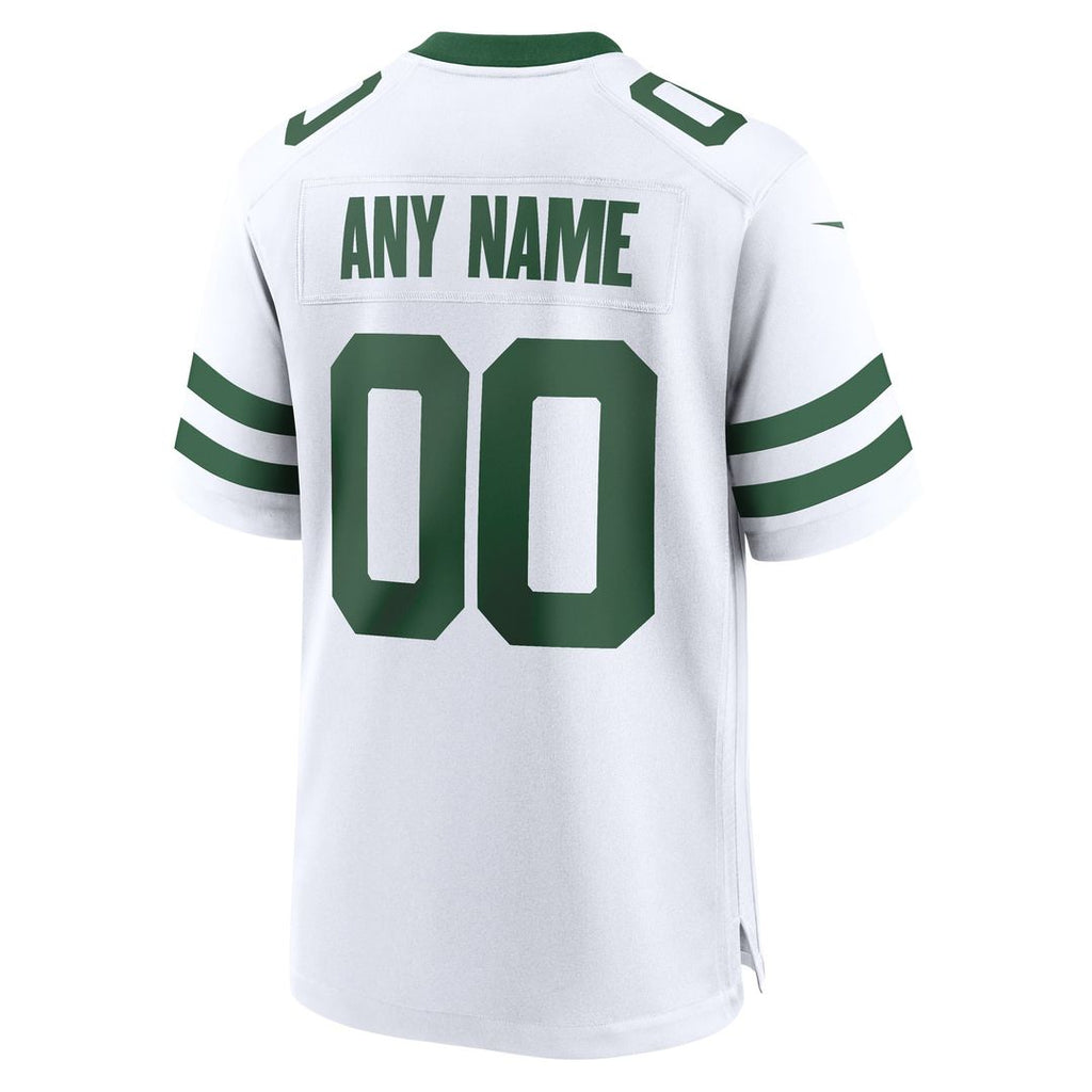New York Jets Custom Jersey - Legacy White