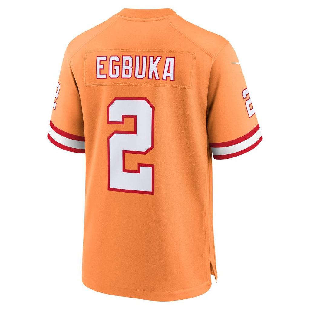 Emeka Egbuka Tampa Bay Buccaneers Alternate Jersey - Pewter