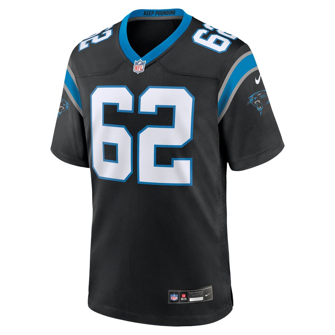 Chandler Zavala Carolina Panthers Jersey - Black