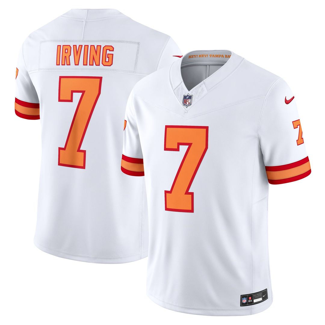 Bucky Irving '76 Tampa Bay Buccaneers Player Jersey - White