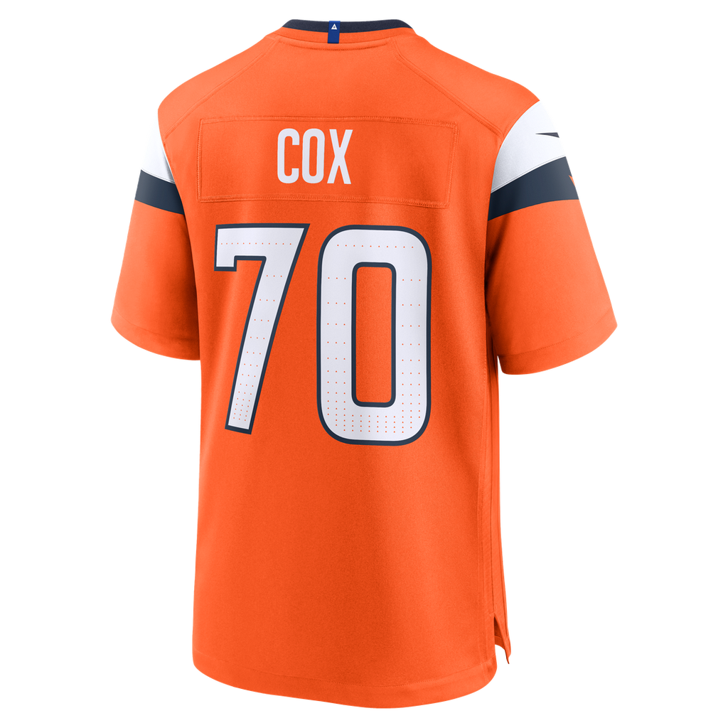 Marques Cox Denver Broncos Team Jersey - Orange