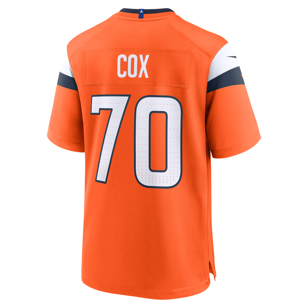 Marques Cox Denver Broncos Team Jersey - Orange