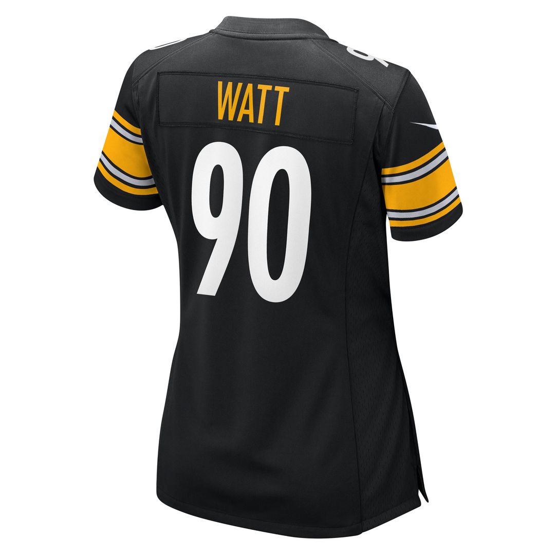T.J. Watt Pittsburgh Steelers Women's Team Jersey - Black
