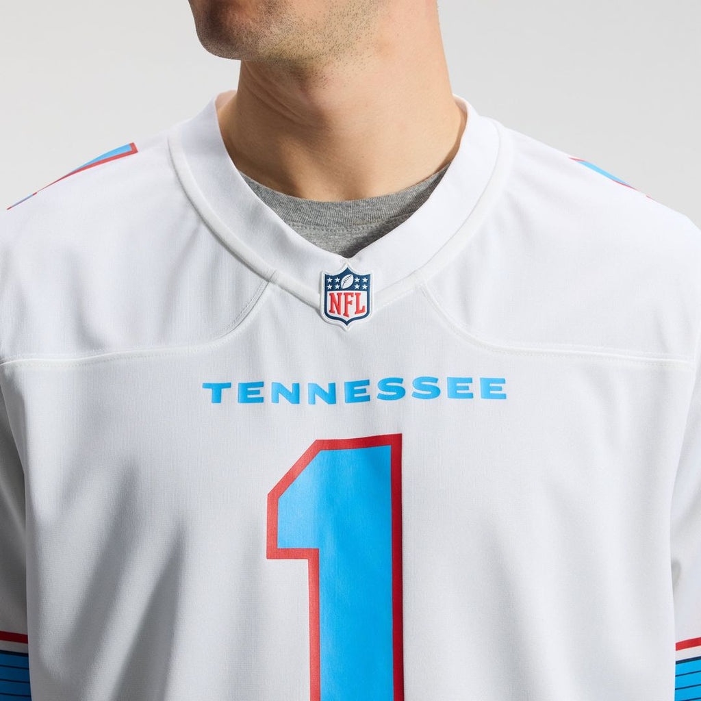 Cameron Ward Tennessee Titans Jersey - White