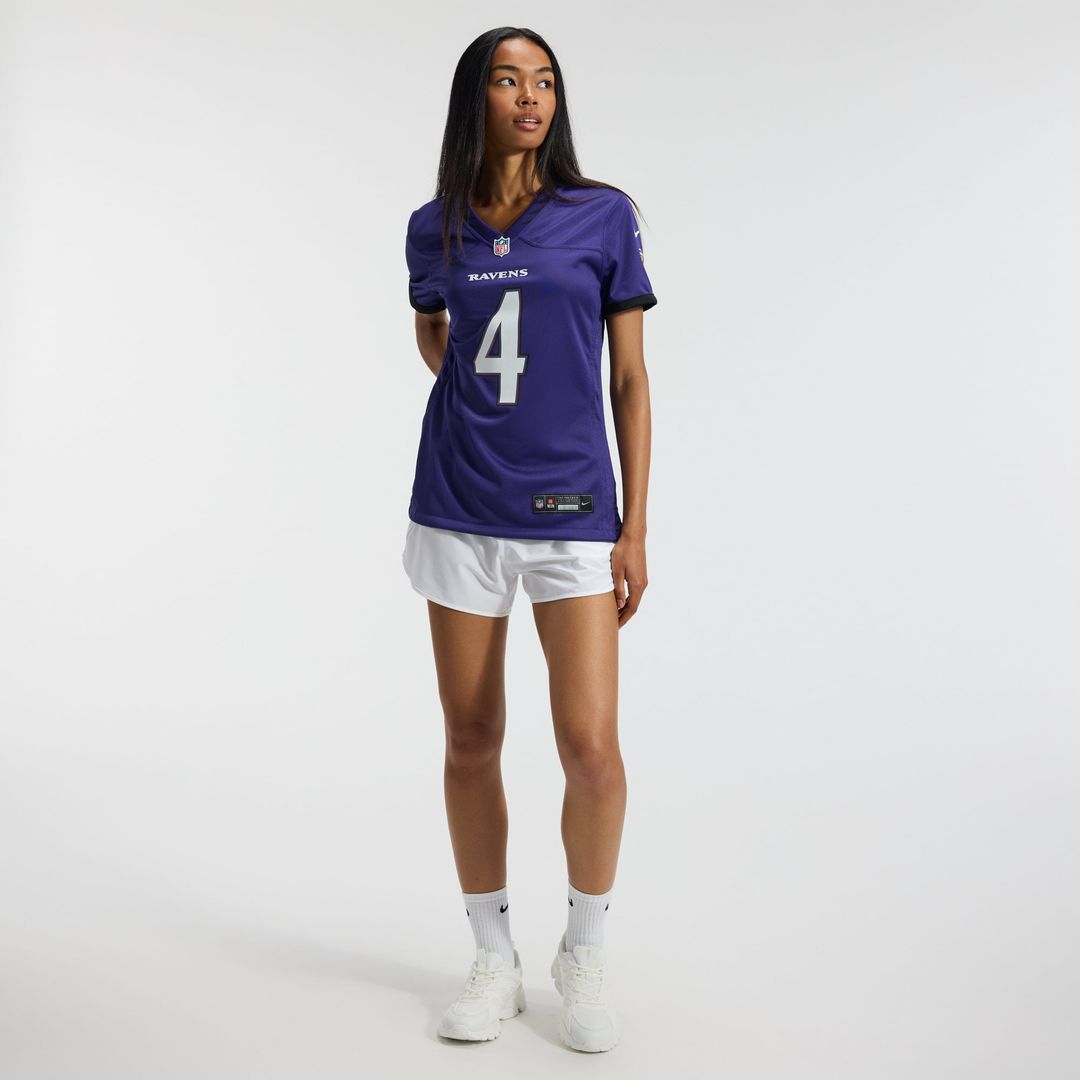 Zay Flowers Baltimore Ravens Women's Team Jersey - Purple